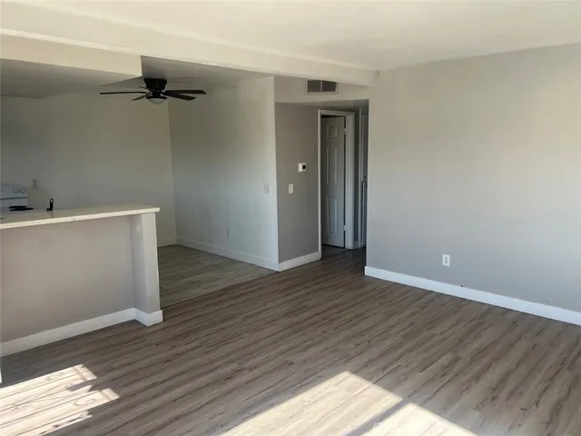 wooden floor in an empty room