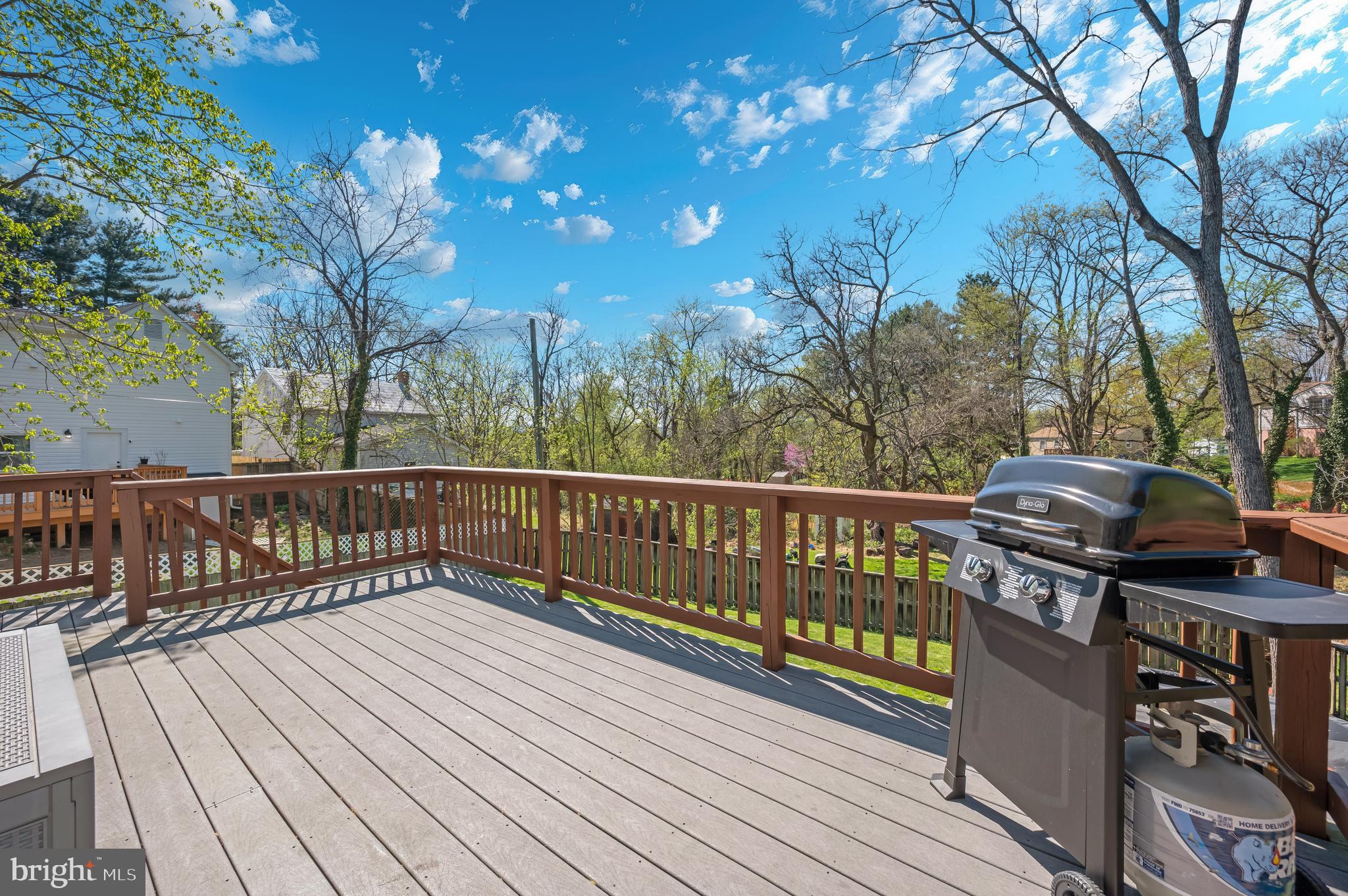1107 2nd Avenue Brunswick, MD 21716 - Photo 39 of 52 a view of a balcony with wooden floor and trees