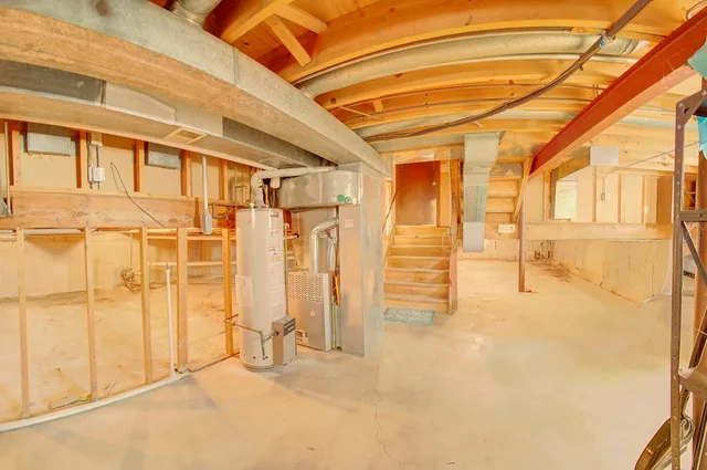 a view of a bathroom with a shower