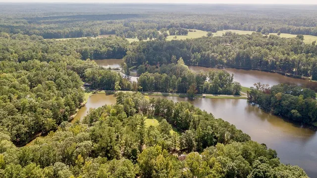 a view of lake with mountain