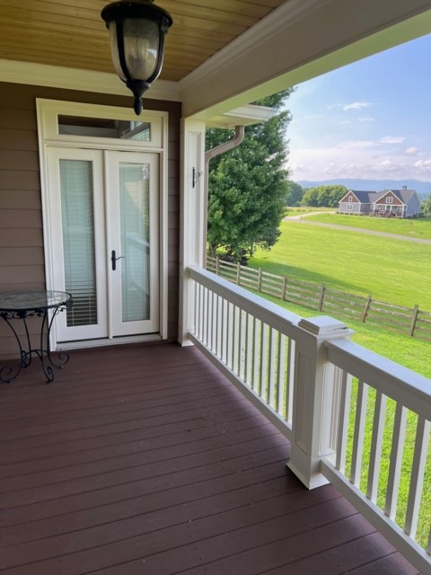 85 Ridgemont Lane Ellijay, GA 30536 - Photo 19 of 42 a view of a balcony with furniture