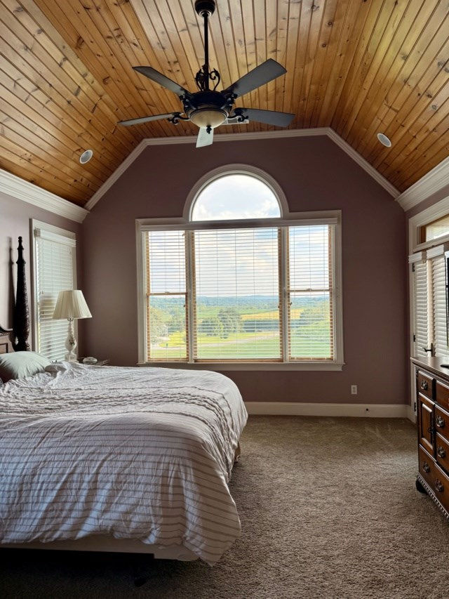 85 Ridgemont Lane Ellijay, GA 30536 - Photo 22 of 42 a bed sitting in a spacious bedroom next to a window