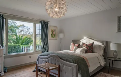 a view of a iron gate