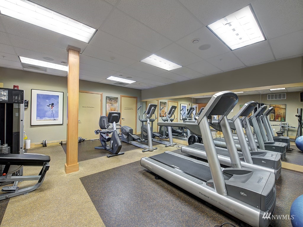 51 Pine Street, Unit 202 Edmonds, WA 98020 - Photo 22 of 30 a view of a room with gym equipment