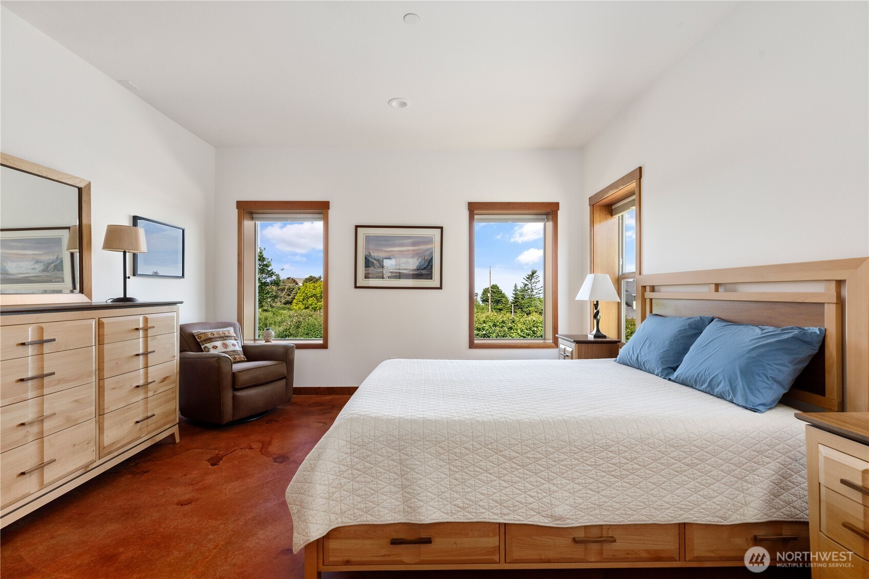 1335 Crestline Terrace Oak Harbor, WA 98277 - Photo 16 of 39 a bedroom with a bed and furniture