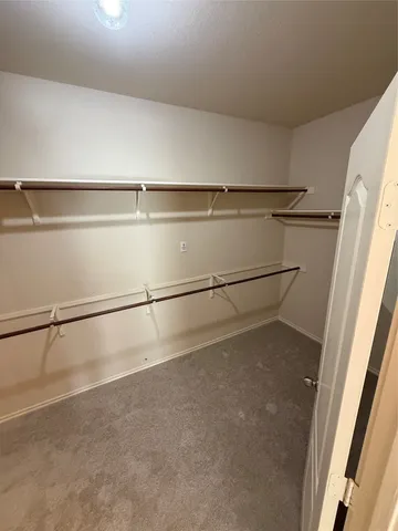 a close view of closet