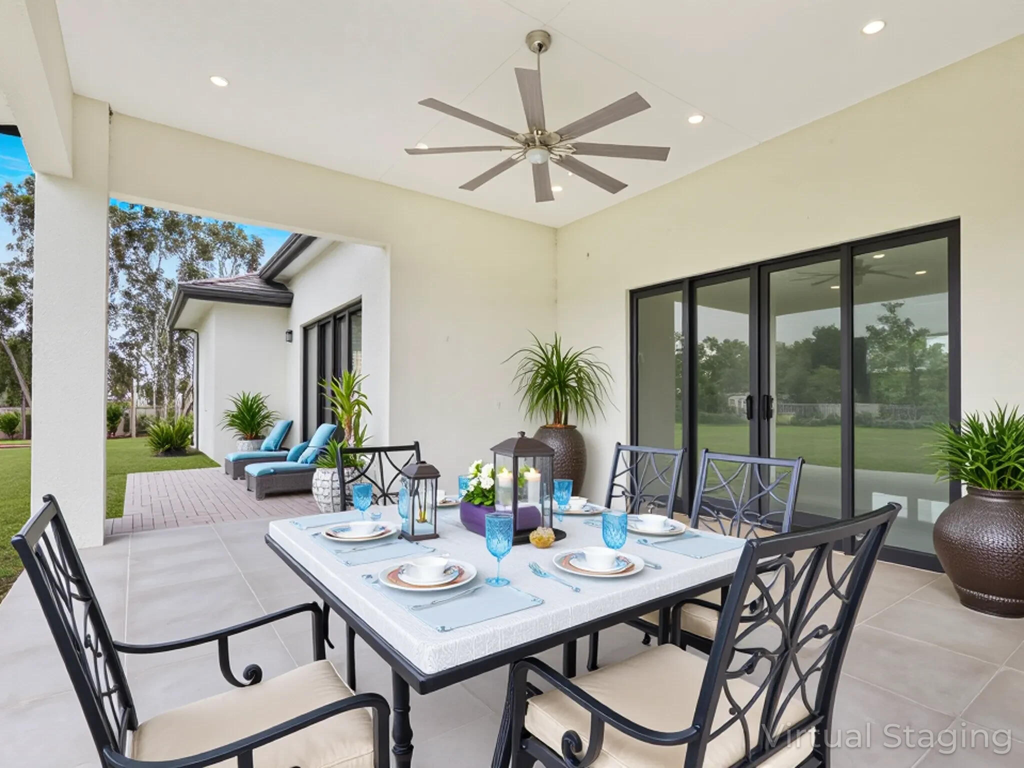 17436 71st Lane North Loxahatchee, FL 33470 - Photo 48 of 50 a view of a dining room with furniture window and outside view