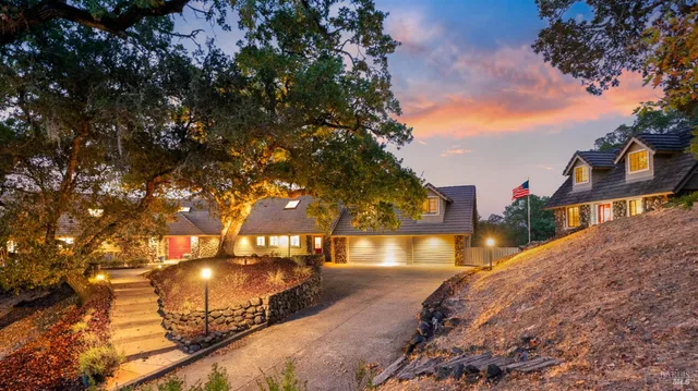 a view of a patio with swimming pool