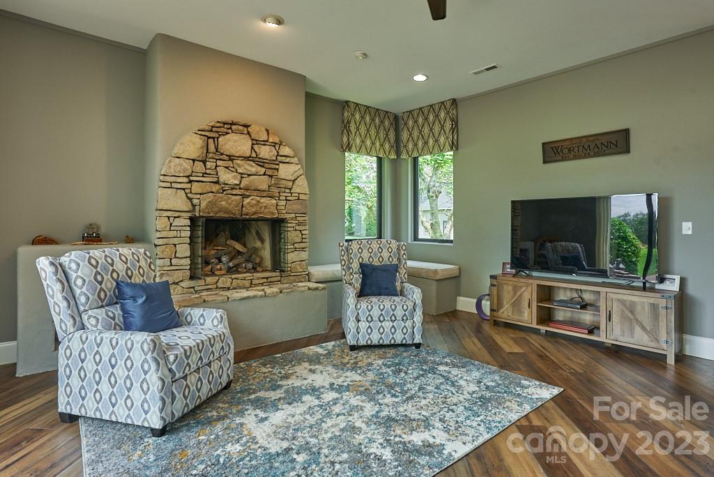 290 Stable Gate Drive Campobello, SC 29322 - Photo 24 of 39 a living room with furniture fireplace and window