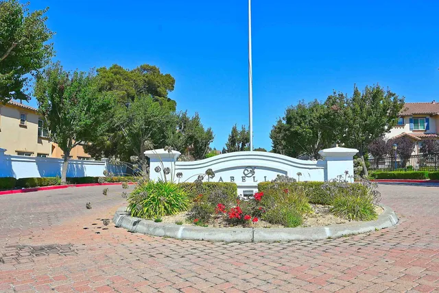 a view of street with an ocean view