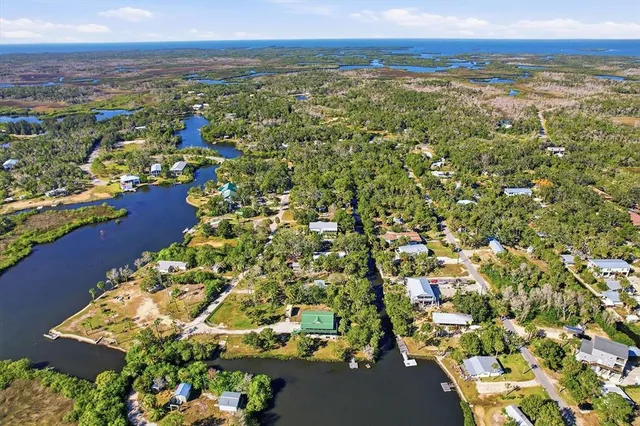 a backyard of a house