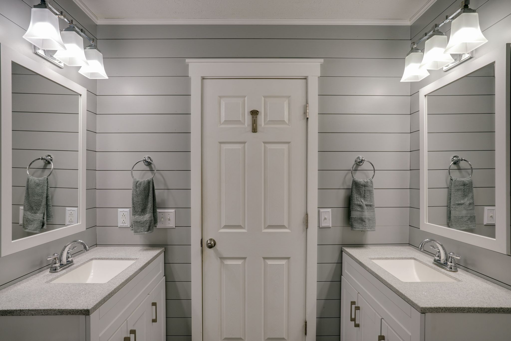 145 South Palmers Chapel Road White House, TN 37188 - Photo 13 of 30 a bathroom with a sink vanity granite and shower