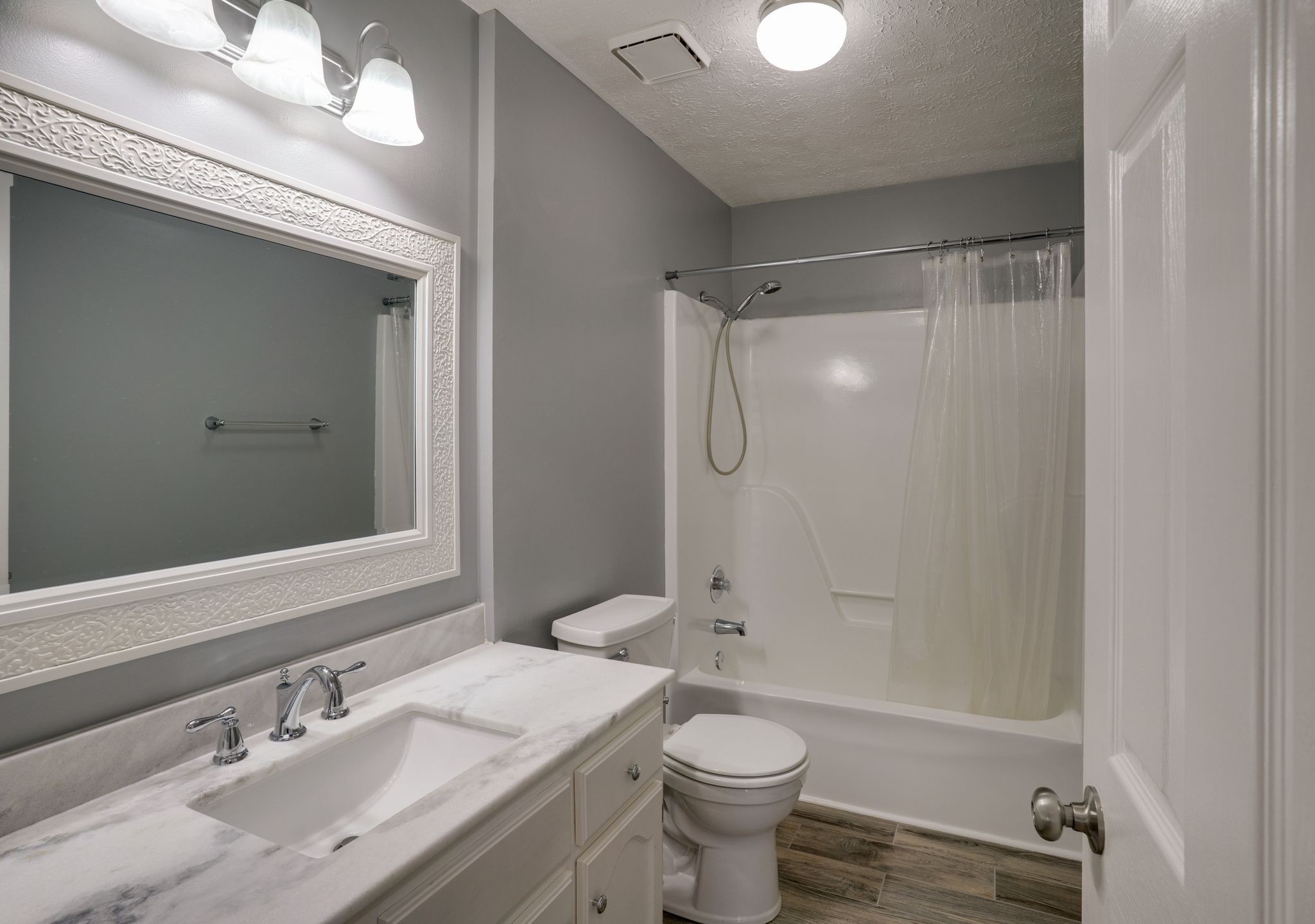 145 South Palmers Chapel Road White House, TN 37188 - Photo 17 of 30 a bathroom with a sink a toilet and shower