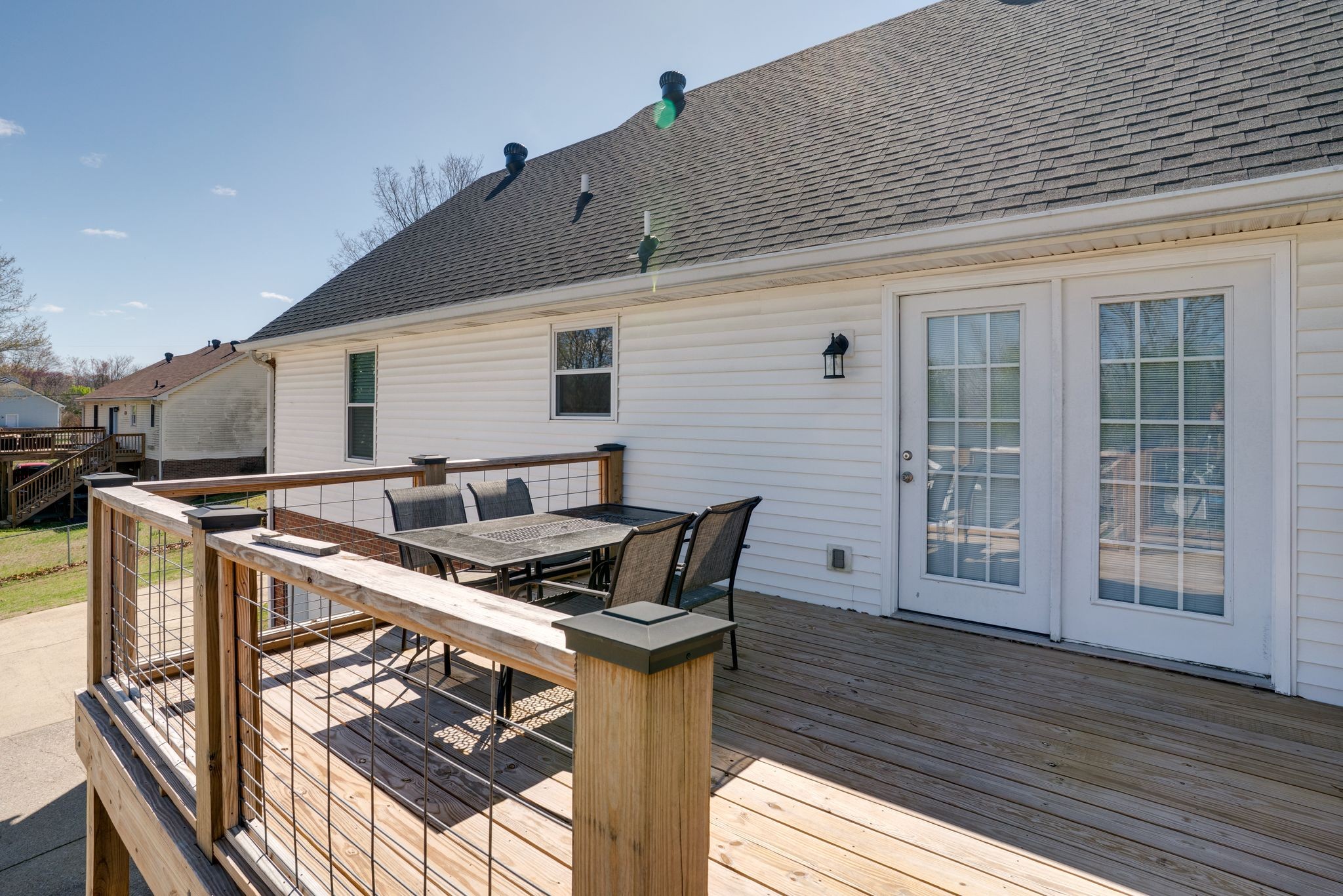145 South Palmers Chapel Road White House, TN 37188 - Photo 24 of 30 a roof deck with table and chairs