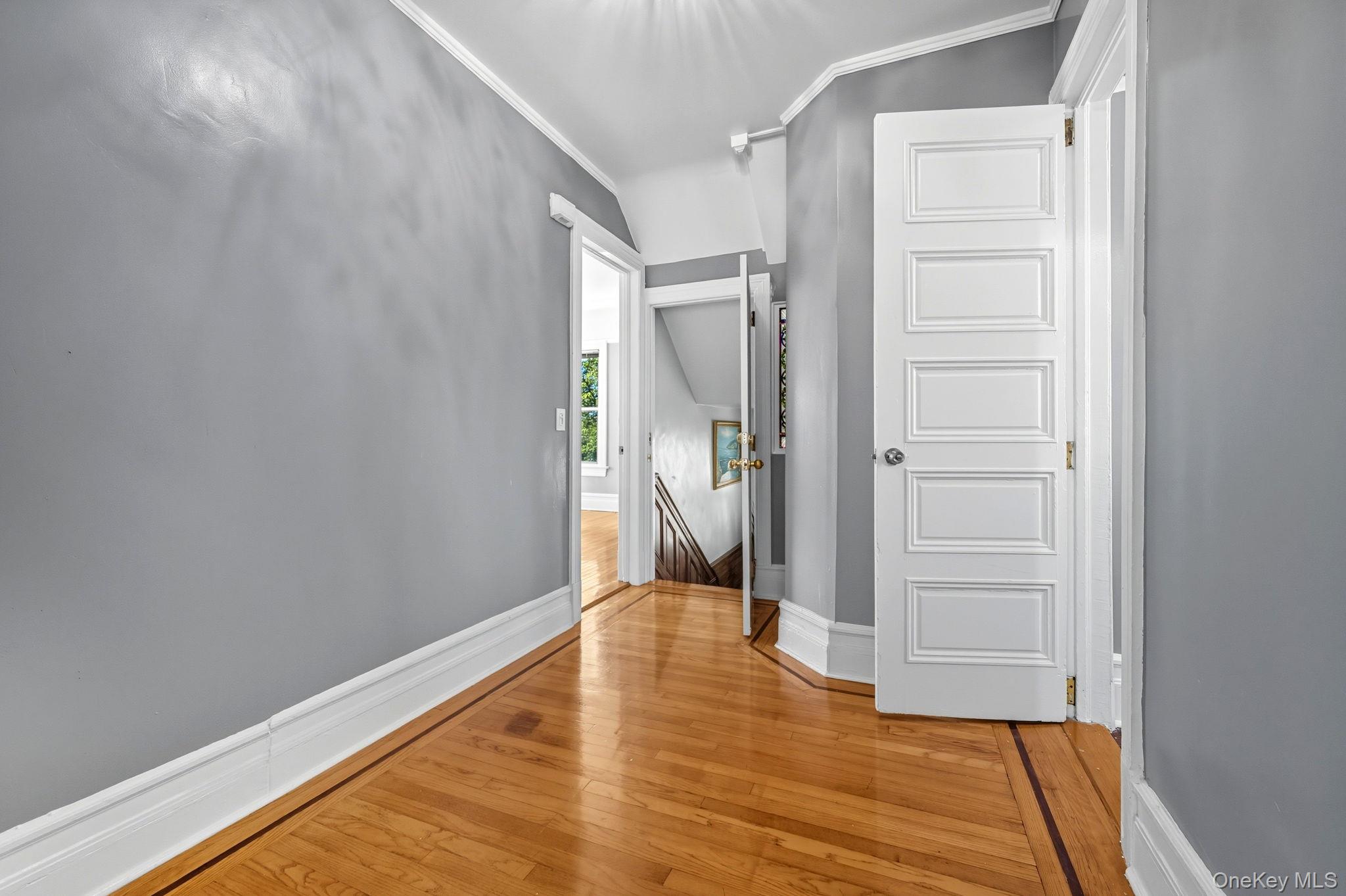 165 Park Avenue, Unit 2 Mount Vernon, NY 10550 - Photo 14 of 20 a view of a hallway with wooden floor and closet