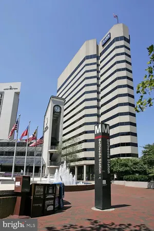 a front view of a building
