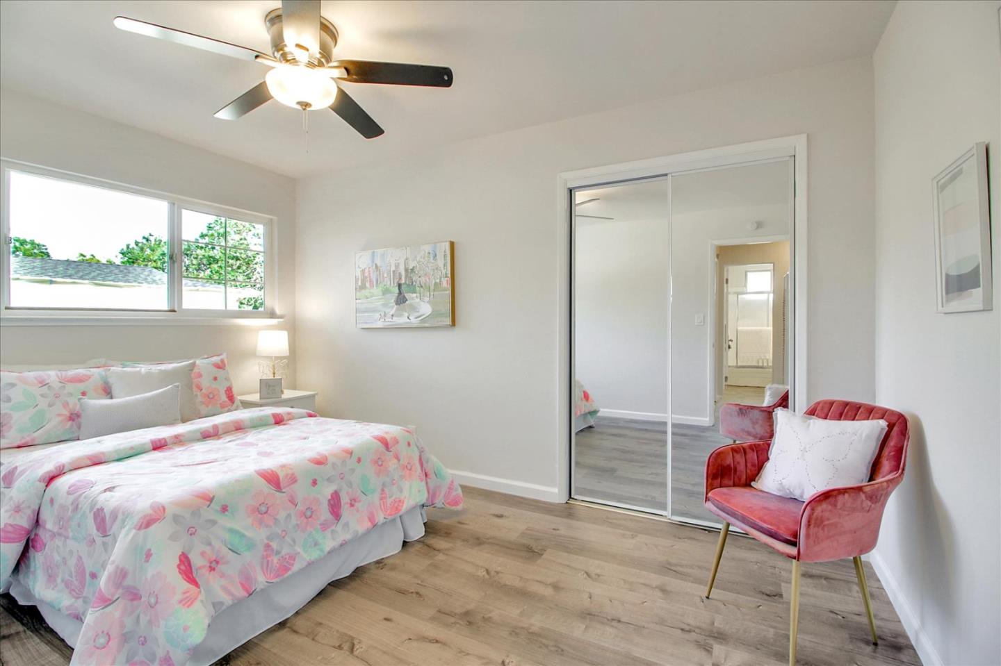 1693 Beck Drive San Jose, CA 95130 - Photo 24 of 37 a bedroom with a bed and a chair