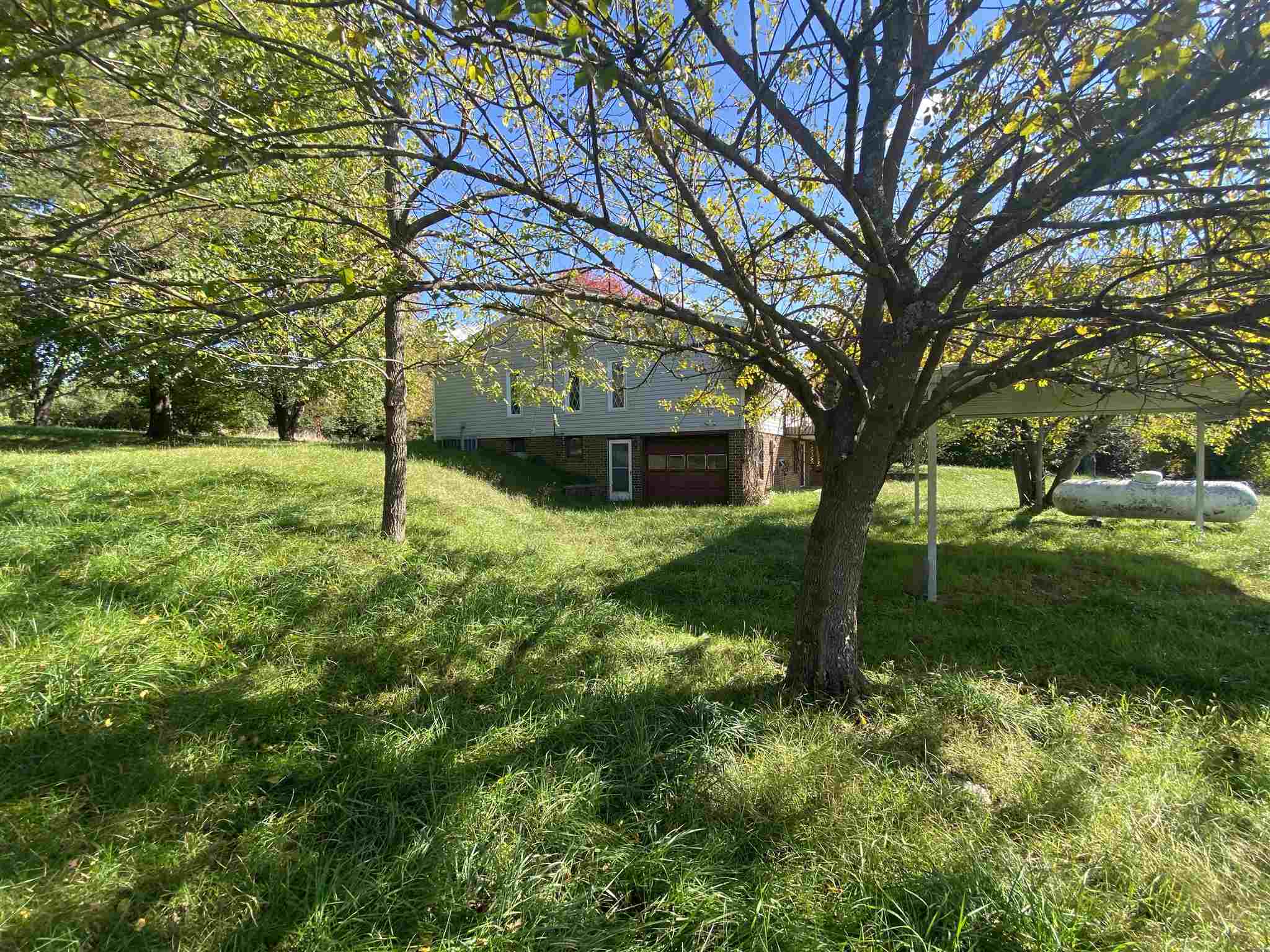 1773 Roman Road Mount Sidney, VA 24467 - Photo 11 of 45 a backyard of a house with lots of plants and large trees