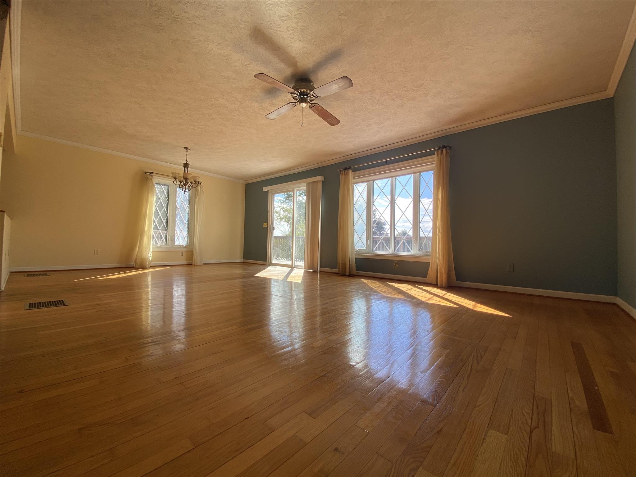1773 Roman Road Mount Sidney, VA 24467 - Photo 20 of 45 a view of an empty room with window and wooden floor