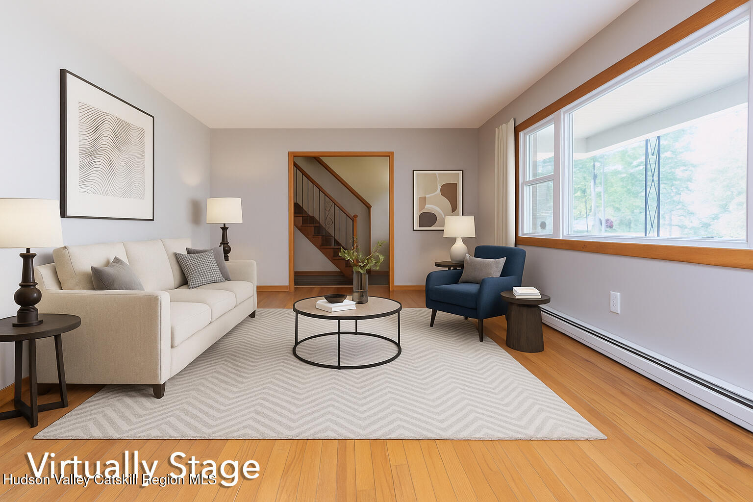 22 Robert Drive Hyde Park, NY 12538 - Photo 6 of 52 a living room with furniture and a large window