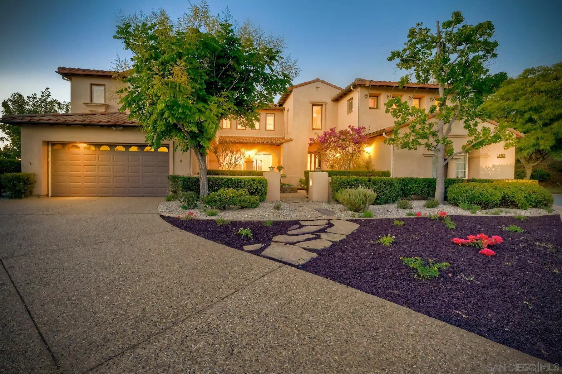 13660 Overland Pass Road Poway, CA 92064 - Photo 4 of 61 a view of a street with a building in the background
