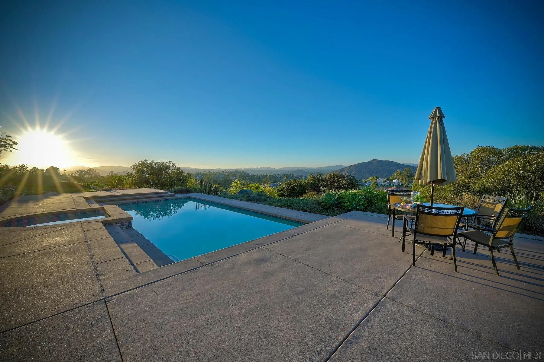 13660 Overland Pass Road Poway, CA 92064 - Photo 47 of 61 a view of a terrace with sitting area