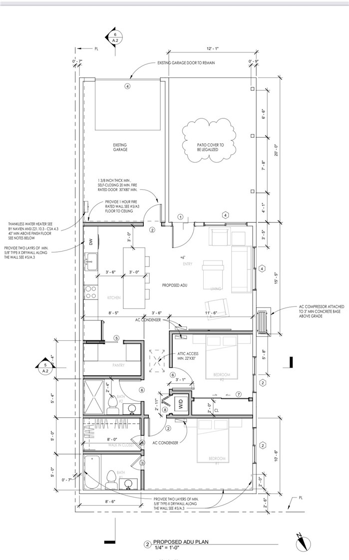 4061 Maplewood Place Riverside, CA 92506 - Photo 31 of 31 ADU Floor Plan