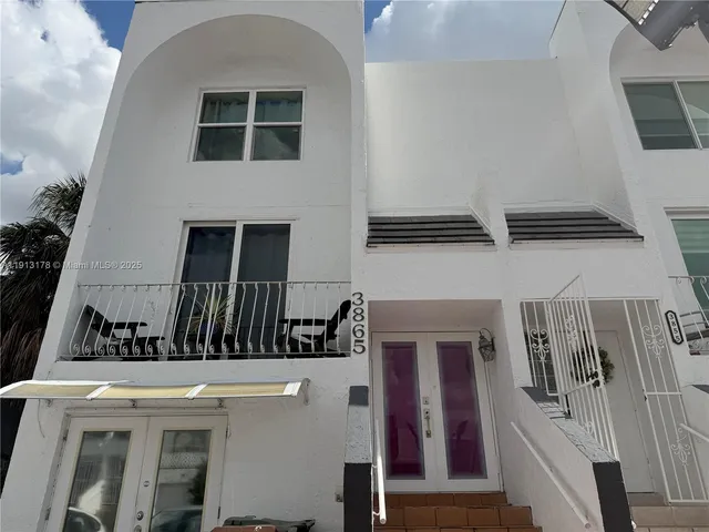 a view of front door