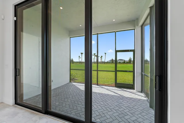 a view of a kitchen with a sink