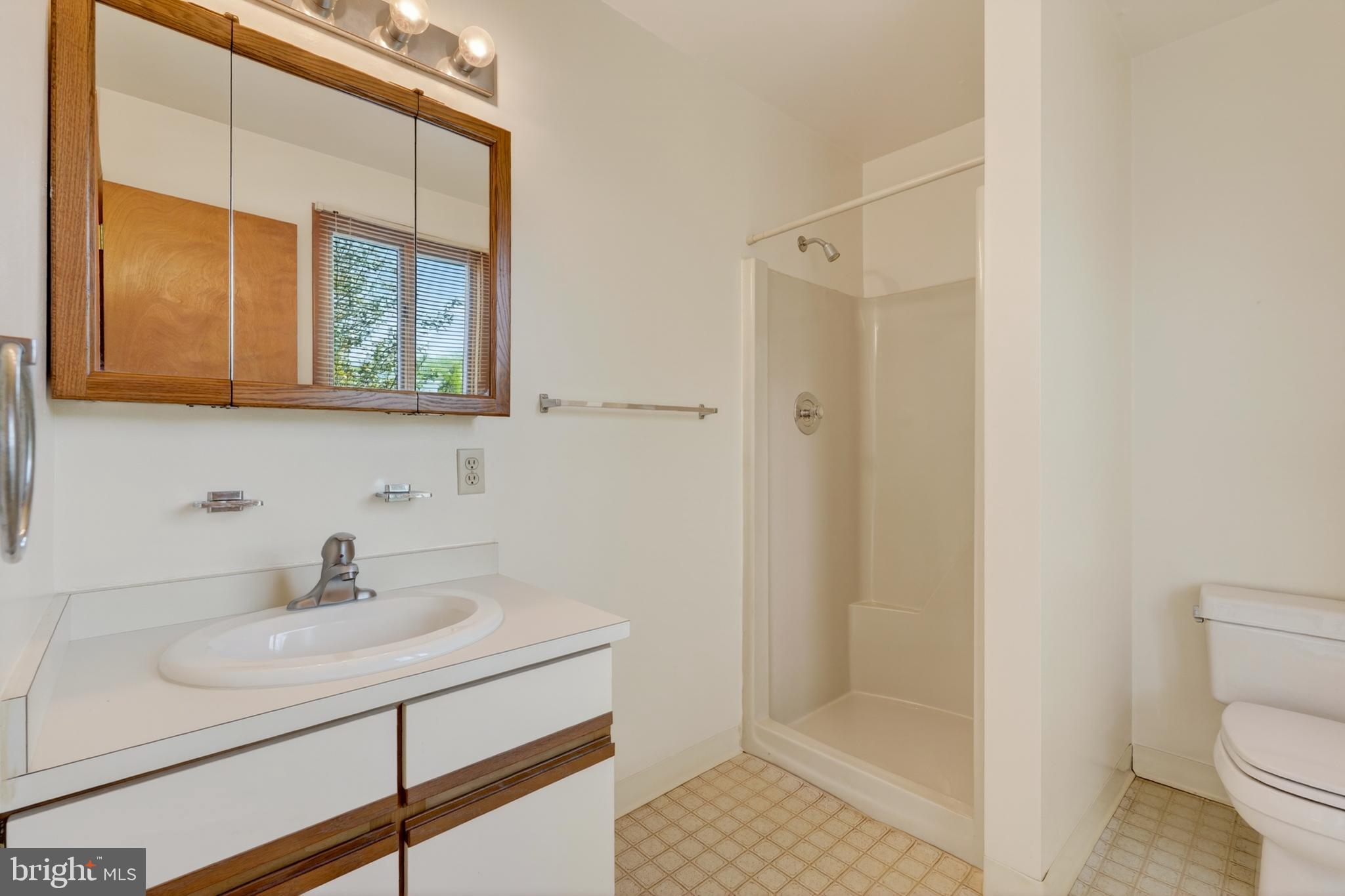 9 Drake Road Chesapeake City, MD 21915 - Photo 24 of 39 a bathroom with a sink a toilet and shower