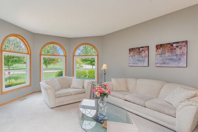 13741 Elizabeth Lane Mokena, IL 60448 - Photo 6 of 29 a living room with furniture and a large window