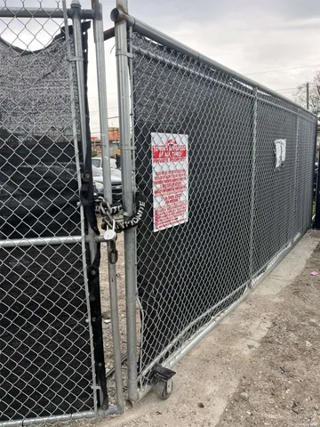 a backyard of a building