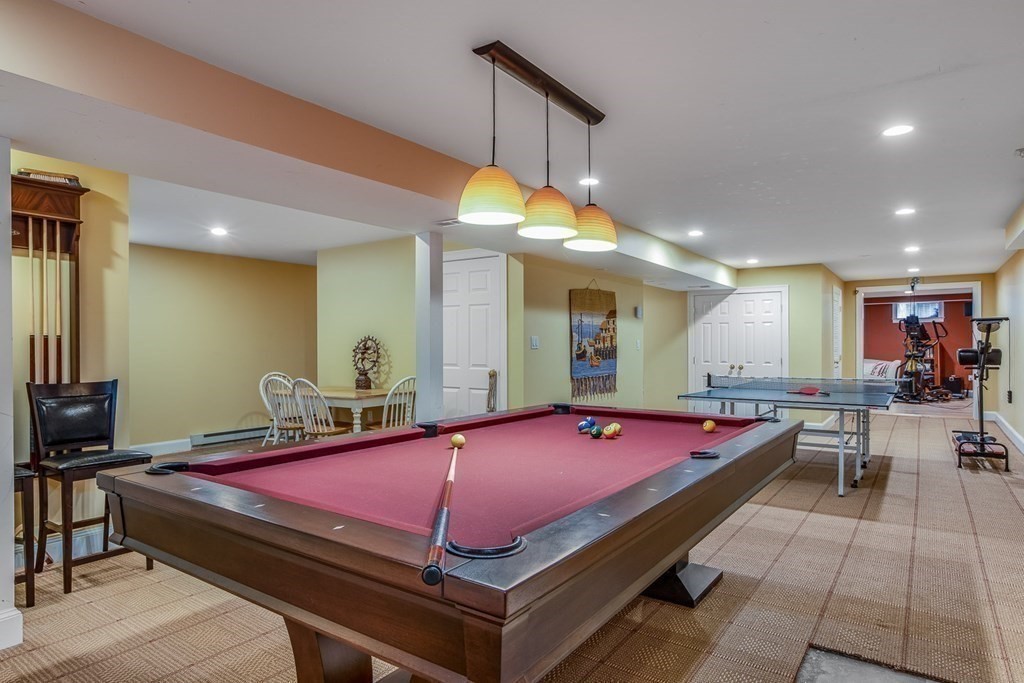 39 Brooks Road Lincoln, MA 01773 - Photo 21 of 40 a room with pool table and a table