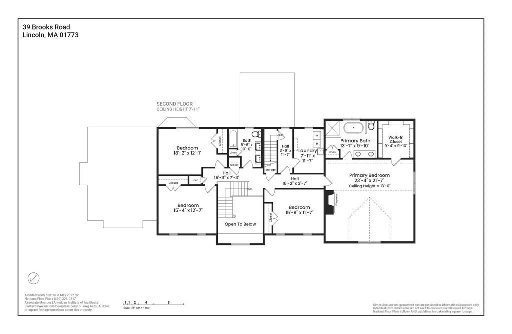 39 Brooks Road Lincoln, MA 01773 - Photo 39 of 40 a picture of a floor plan