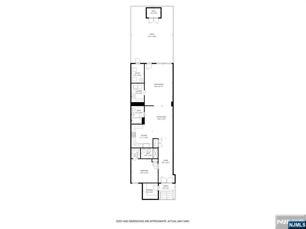 413 Adams Street Hoboken, NJ 07030 - Photo 40 of 40 a picture of a room with a white wall and a white building