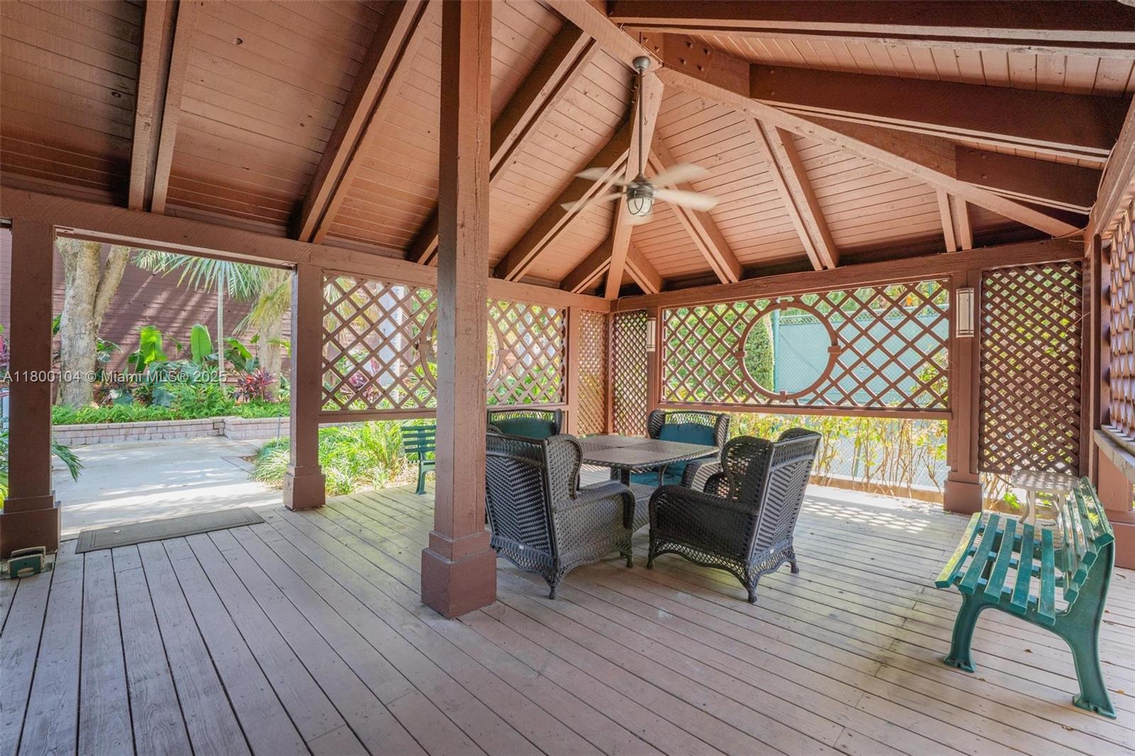 4000 Towerside Terrace, Unit 1403 Miami, FL 33138 - Photo 42 of 59 a view of a chairs and table in the balcony