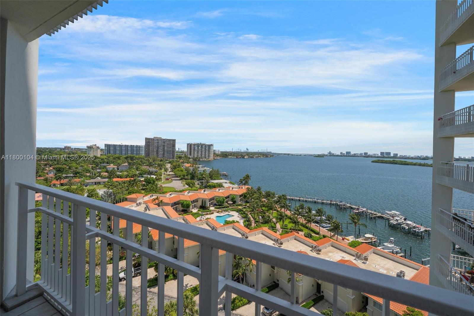 4000 Towerside Terrace, Unit 1403 Miami, FL 33138 - Photo 58 of 59 a city view from a balcony