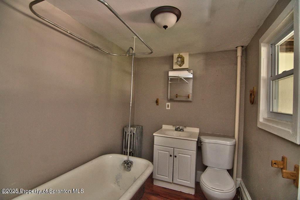 18 Pine Road Wilkes Barre, PA 18705 - Photo 12 of 32 a bathroom with a toilet and a shower