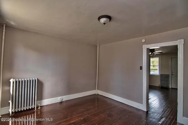 wooden floor in an empty room