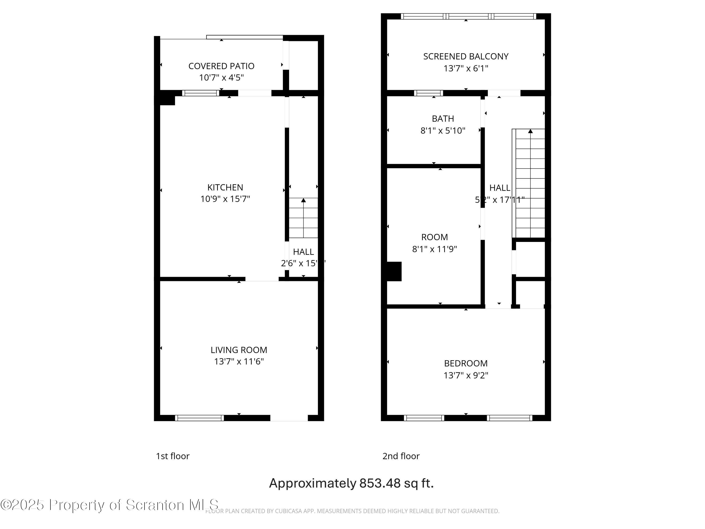 18 Pine Road Wilkes Barre, PA 18705 - Photo 32 of 32 2D Floor Plan for 16 Pine Street_2