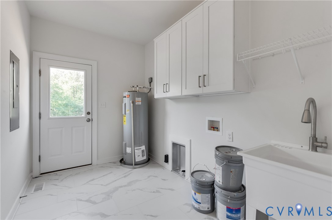 1393 Broad St Road Oilville, VA 23129 - Photo 17 of 39 Washroom with hookup for a washing machine, light