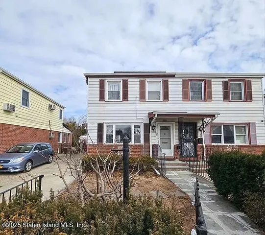 a view of a house with patio