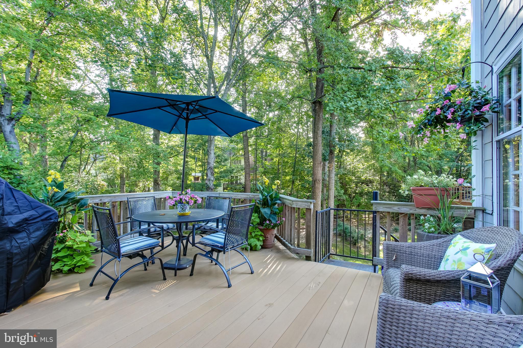 1279 Lamplighter Way Reston, VA 20194 - Photo 17 of 35 Deck overlooking trees!