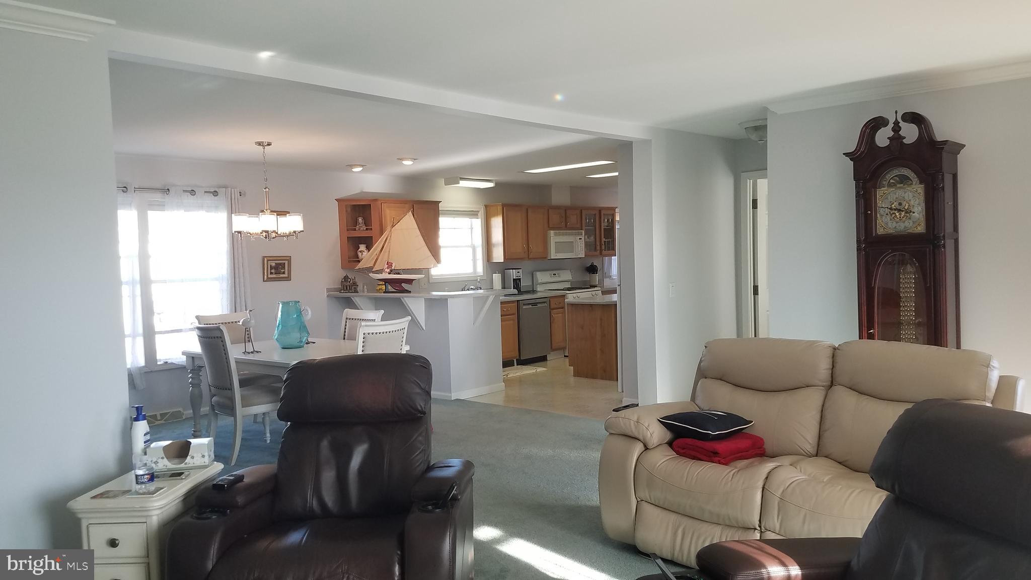 606 Audrey Drive Dover, DE 19901 - Photo 9 of 22 Open Living to Formal Dining Room