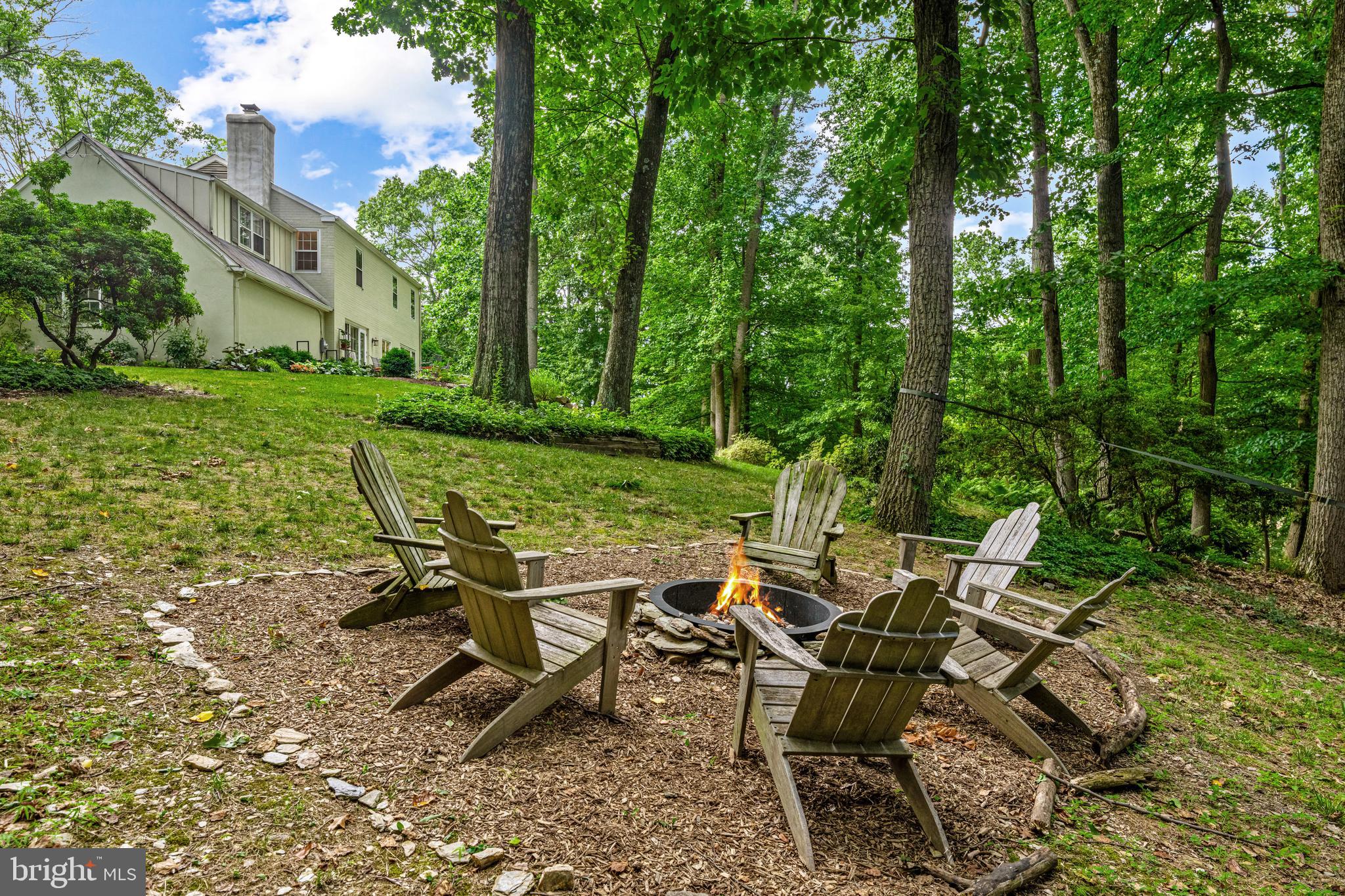 20 Patriot Circle Devon, PA 19333 - Photo 35 of 36 Firepit in back yard