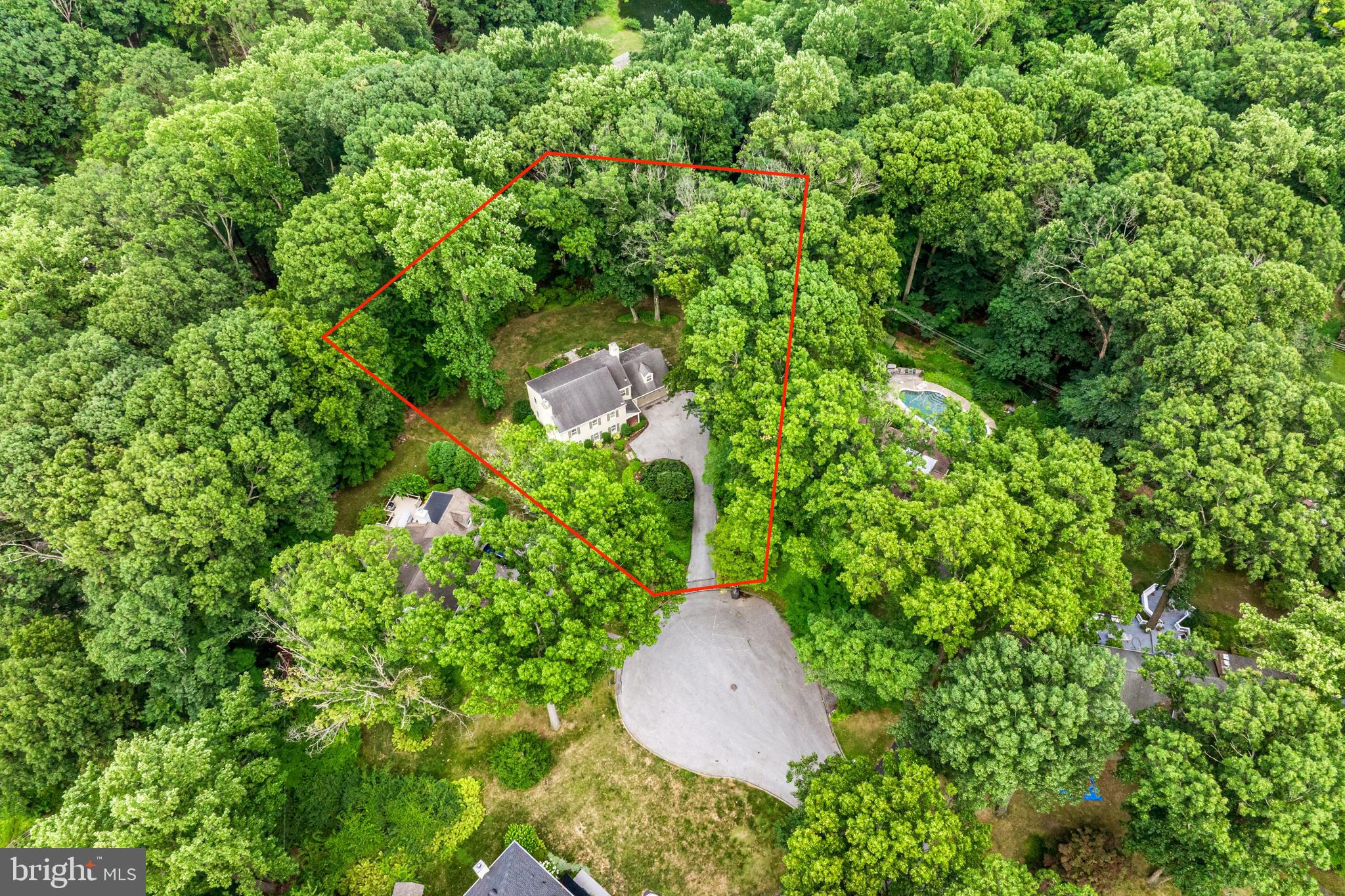 20 Patriot Circle Devon, PA 19333 - Photo 36 of 36 Drone photo showing property line