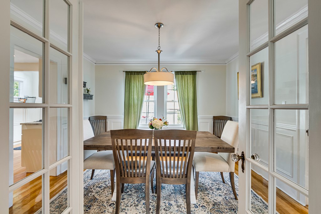 33 Ashcroft Road Medford, MA 02155 - Photo 8 of 28 a view of a dining room with furniture window and outside view