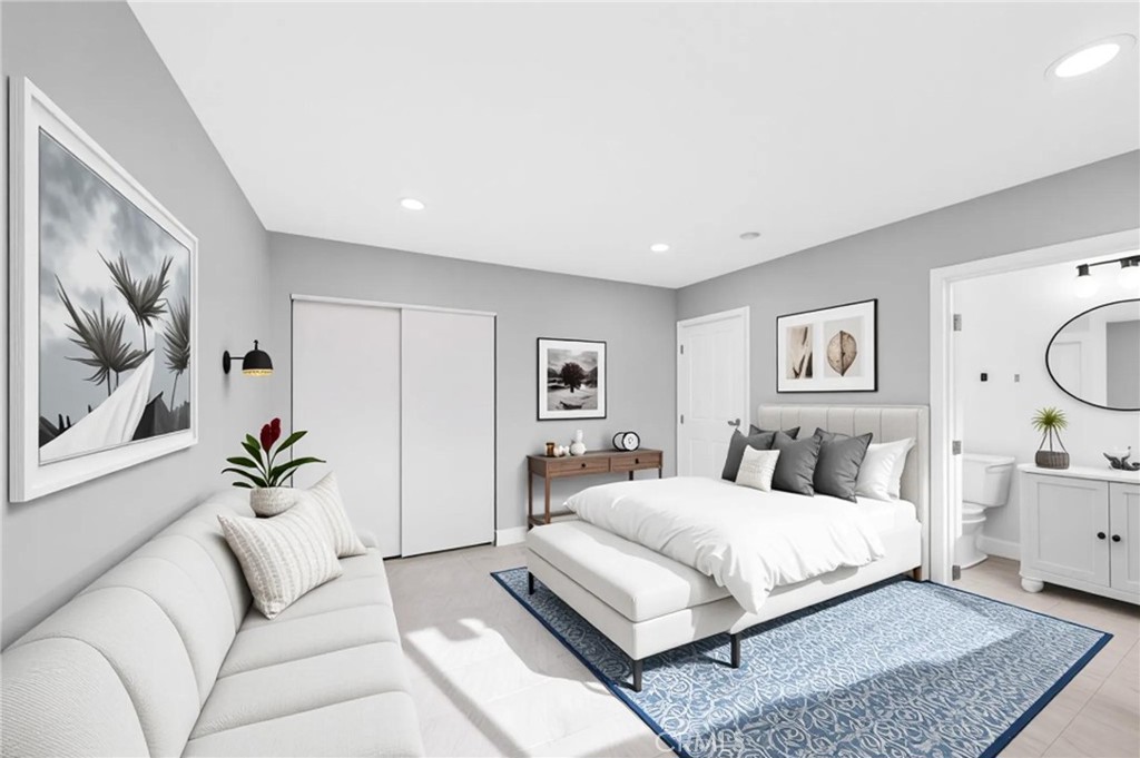 2643 Tenth Street Riverside, CA 92507 - Photo 27 of 40 Master bedroom image has been virtually staged