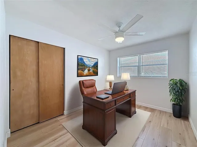 wooden floor in an empty room