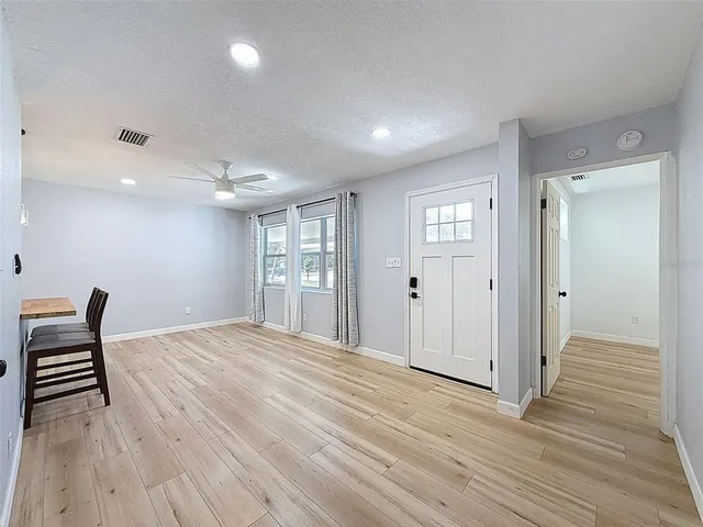 a view of livingroom with hardwood
